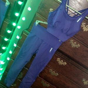 Purple Gymshark Activewear Set
